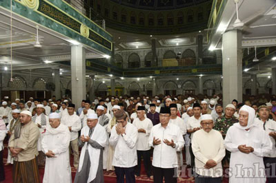 Hadiri Muhsabah Cinta, Bupati Inhil: Jadikan Momentum Introspeksi Diri